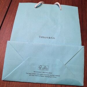 Tiffany & Co. Aqua Gift Bag and Envelope
